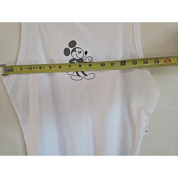 Disney Parks Unisex White Sketchbook Mickey Tank Top Small NWT - Picture 11 of 12